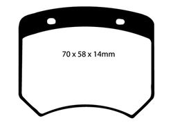 Pastillas de freno ebc DP2102