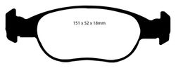 Pastillas de freno ebc DP21141