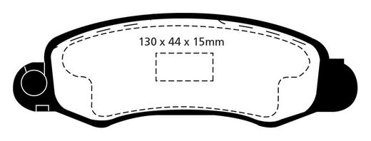 Pastillas de freno ebc DP21345