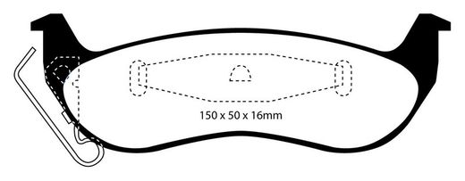 Pastillas de freno ebc DP21677