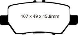 Pastillas de freno ebc DP21736