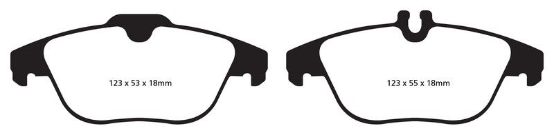 Pastillas de freno ebc DP22012