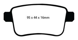 Pastillas de freno ebc DP22034