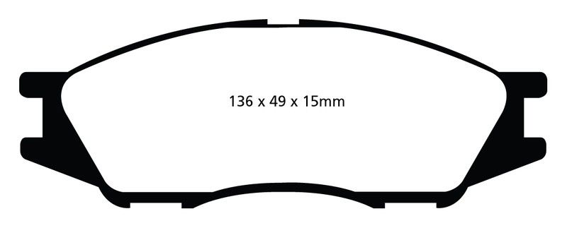 Pastillas de freno ebc DP22038