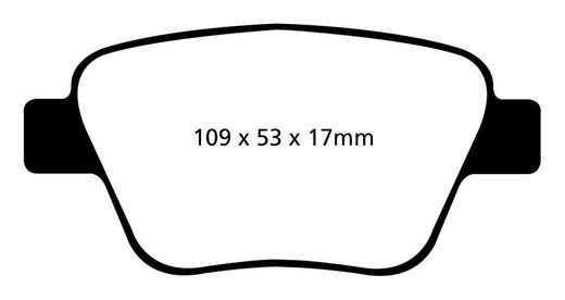 Plaquettes de frein Ebc DP22075