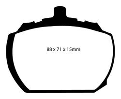 Pastillas de freno ebc DP2240