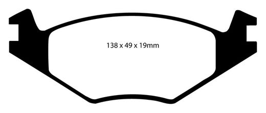 Pastillas de freno ebc DP2517/2