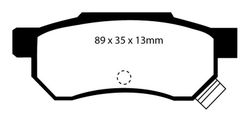 Pastillas de freno ebc DP2642/2