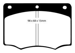 Pastillas de freno ebc DP296
