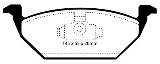 Pastillas de freno ebc DP31117C