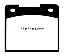 Pastillas de freno ebc DP3114C