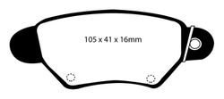 Pastillas de freno ebc DP31186C
