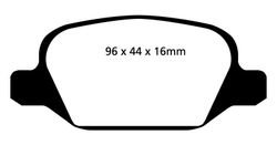 Pastillas de freno ebc DP31430C