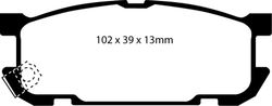 Pastillas de freno ebc DP31453C