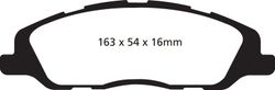 Pastillas de freno ebc DP31868C