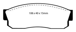 Pastillas de freno ebc DP3452C