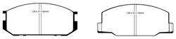 Pastillas de freno ebc DP3456C
