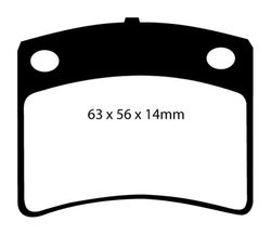 Pastillas de freno ebc DP367