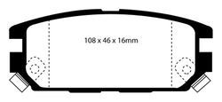 Pastillas de freno ebc DP3987C