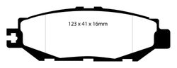 Pastillas de freno ebc DP41008R