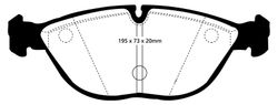 Pastillas de freno ebc DP41035R