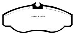Pastillas de freno ebc DP41037R