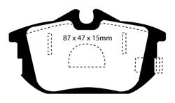 Pastillas de freno ebc DP41076R