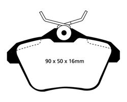 Pastillas de freno ebc DP41096R