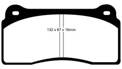 Pastillas de freno ebc DP41110R
