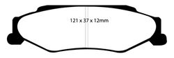 Pastillas de freno ebc DP41160R