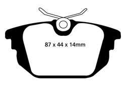 Pastillas de freno ebc DP41214R