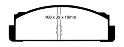 Pastillas de freno ebc DP4130R