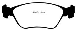 Pastillas de freno ebc DP41362R