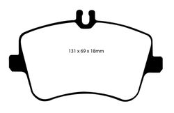 Pastillas de freno ebc DP41365R