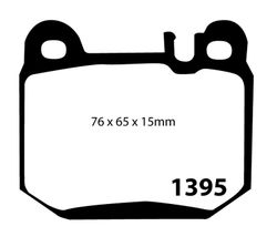 Pastillas de freno ebc DP41395R
