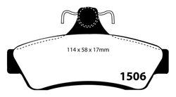 Pastillas de freno ebc DP41506R