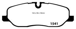 Pastillas de freno ebc DP41541R