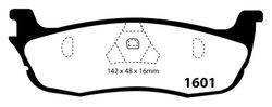 Pastillas de freno ebc DP41601R