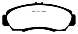 Pastillas de freno ebc DP41610R