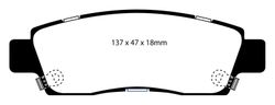 Pastillas de freno ebc DP41672R
