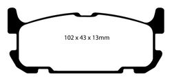 Pastillas de freno ebc DP41685R