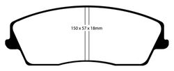 Pastillas de freno ebc DP41723R