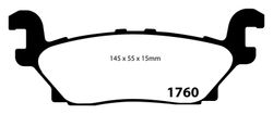 Pastillas de freno ebc DP41760R