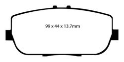Pastillas de freno ebc DP41775R