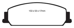 Pastillas de freno ebc DP41833R