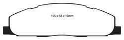 Pastillas de freno ebc DP41848R