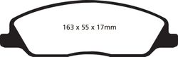 Pastillas de freno ebc DP41869R