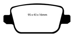 Pastillas de freno ebc DP41933R