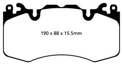 Pastillas de freno ebc DP42064R