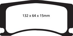 Pastillas de freno ebc DP42112R
